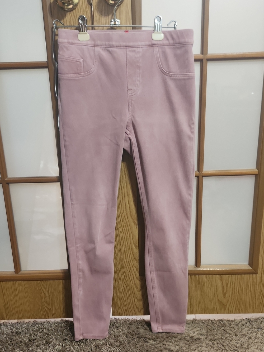 SPANX Ankle Jean-ish Leggings Rose Blush Size Medium